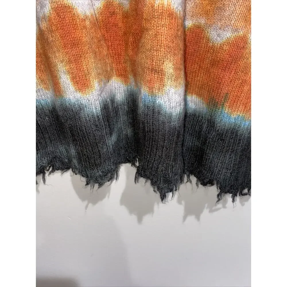 Sandrine Rose x Free People Dip Dyed Paradise Circus Cashmere/Wool Sweater Sz Lg